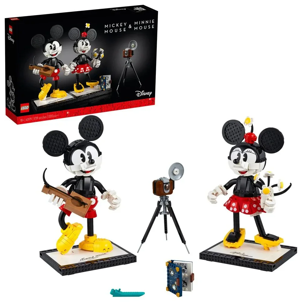 LEGO Disney Mickey Mouse & Minnie Mouse Buildable Character 43179 (Retired Soon)